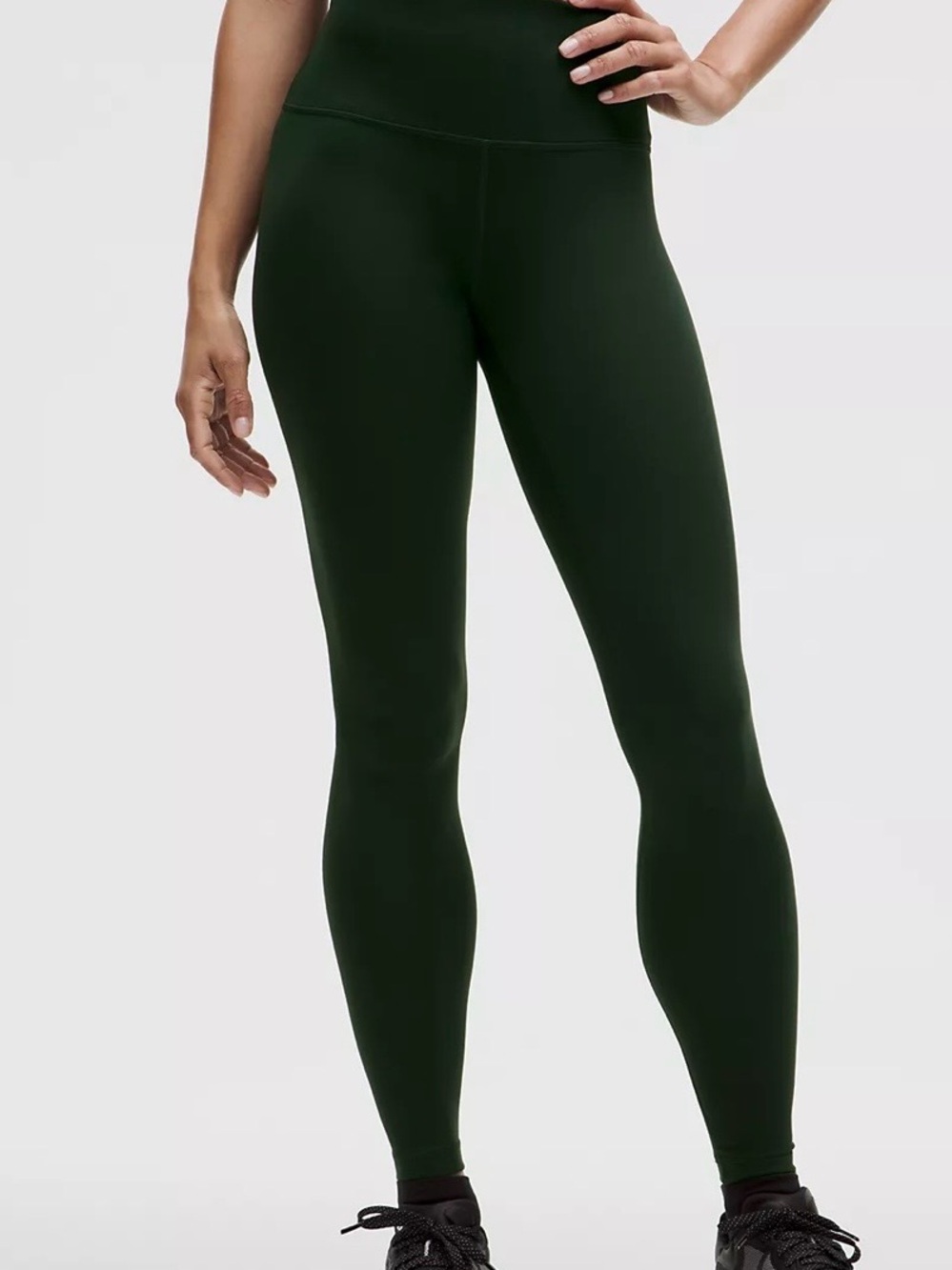lululemon athletica Wunder Train Leggings in Forest Green